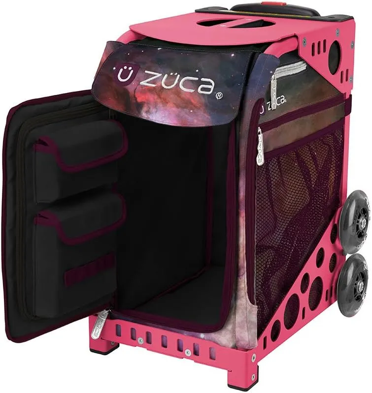 ZUCA Sport Galaxy Rolling Bag with Pink Frame