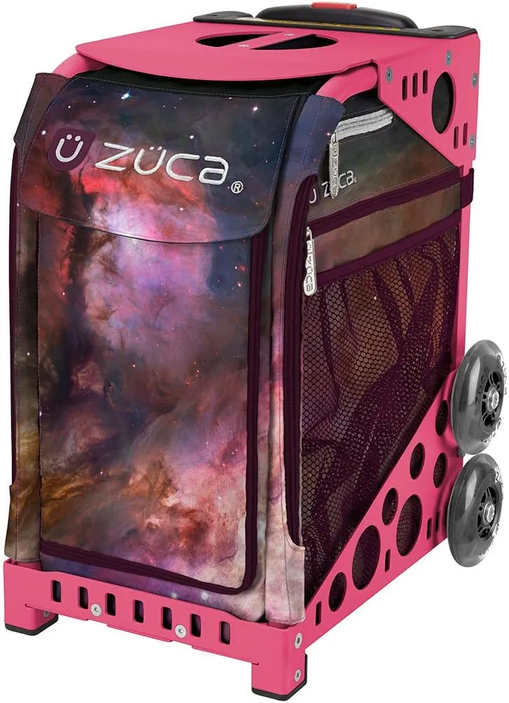 ZUCA Sport Galaxy Rolling Bag with Pink Frame